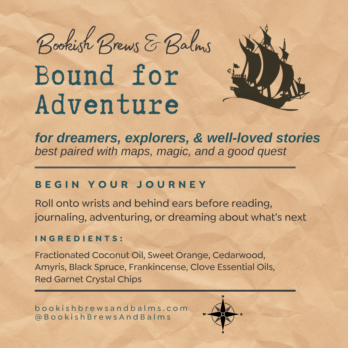 Bound for Adventure Essential Oil Roller